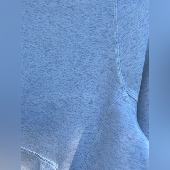Athleta Hoodie Womens Small Stadium Zip Pockets Thumbholes Hooded heather grey - Picture 2 of 5